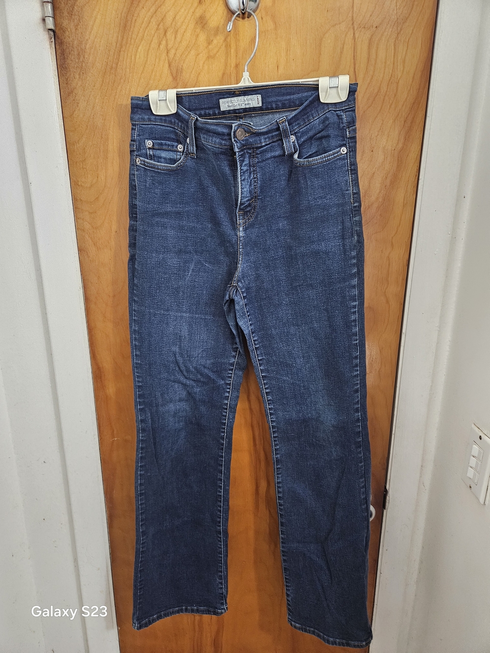 Levi's Dark Blue Straight-Leg Women's Jeans